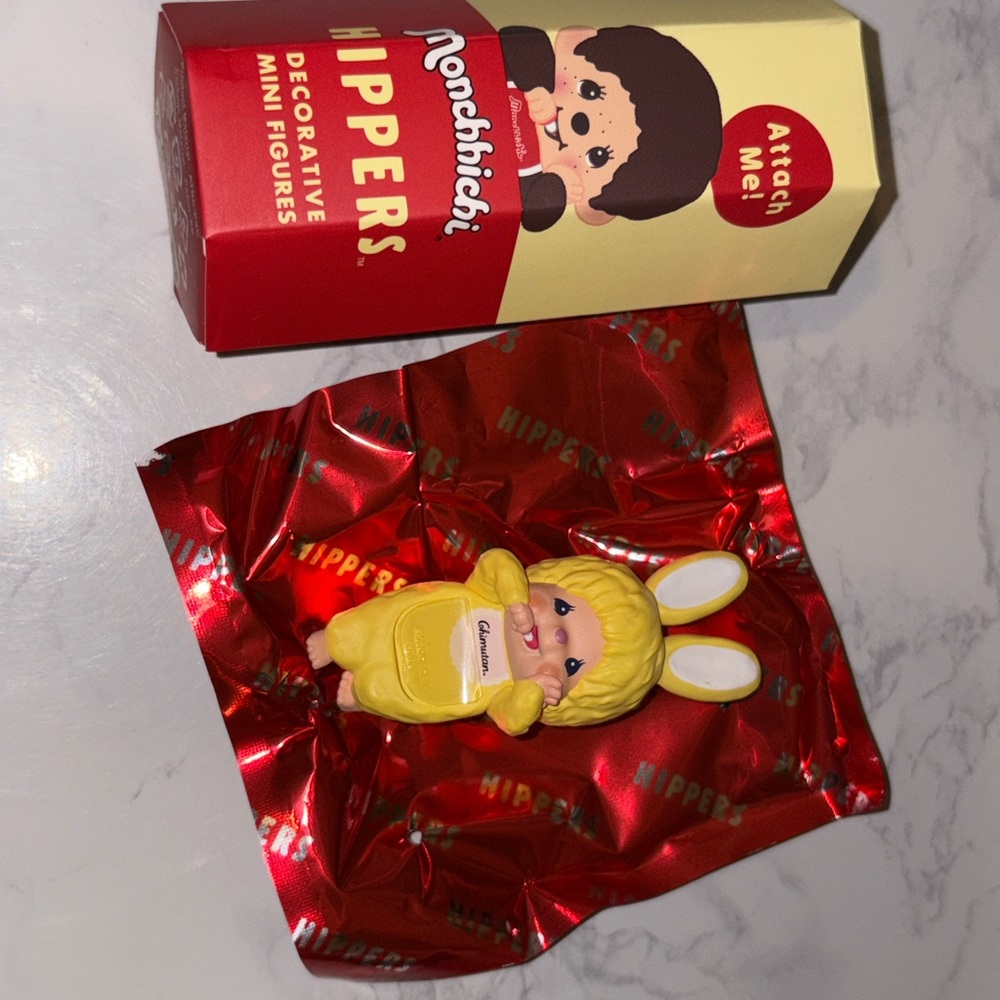 Monchhichi Hippers CONFIRMED Yellow Bunny
